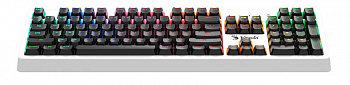 Клавиатура игровая A4Tech Bloody B810RC USB белый/черный