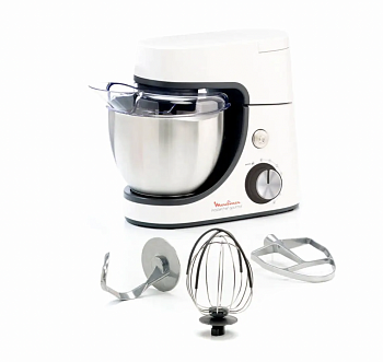 Кухонная машина Moulinex QA510110 белый/серебристый