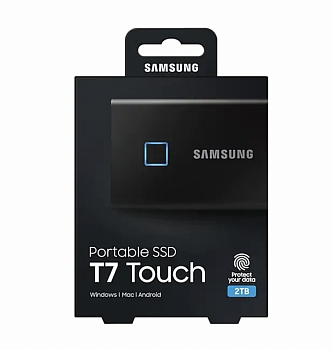 Внутренний SSD накопитель Samsung Portable SSD T7 Touch 2ТБ MU-PC2T0K/WW