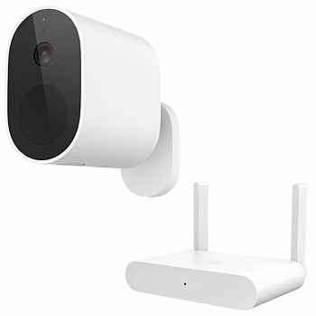 IP-камера Xiaomi Mi Wireless Outdoor Security Camera 1080p Set белый/черный