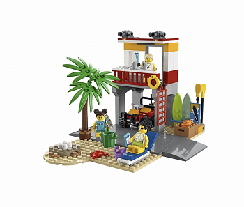 Конструктор LEGO City Community 60328 Пост спасателей на пляже