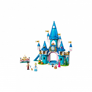 Конструктор LEGO 43206 Замок Золушки и Прекрасного принца голубой