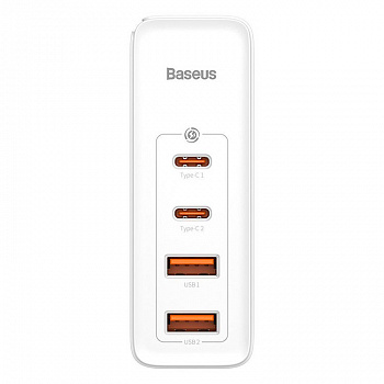 Сетевое зарядное устройство  Baseus GaN2 Pro Quick Charger 2C+2U 100W EU белый