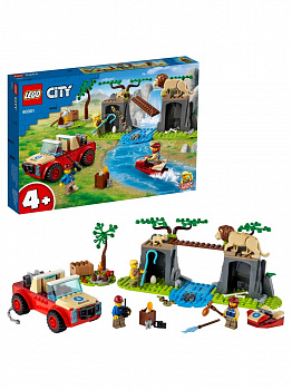 Конструктор LEGO City 60301 Спасательный внедорожник для зверей