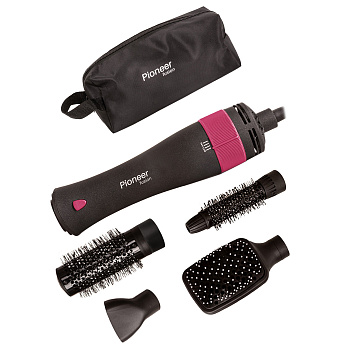 Фен для волос Pioneer HB-1001D черный/розовый