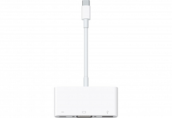 Переходник Apple USB-C VGA Multiport Adapter MJ1L2ZM/A белый