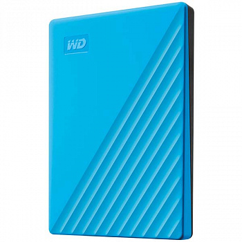 Внешний жесткий диск WD My Passport 2ТБ WDBYVG0020BBL-WESN голубой