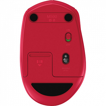 Беспроводная мышь  Logitech M590 910-005199 красный