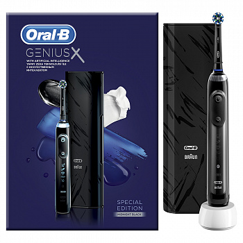 Электрическая зубная щетка Oral-B Genius X Special Edition d706.513.6x черный