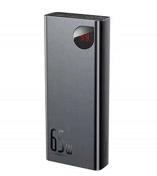 Внешний аккумулятор Baseus Adaman Digital Display Quick Charge Power Bank 65W 20000 mAh черный