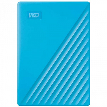 Внешний жесткий диск WD My Passport 2ТБ WDBYVG0020BBL-WESN голубой