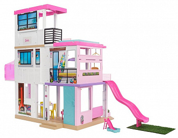 Домик кукольный Barbie Dream House GRG93-9597 розовый