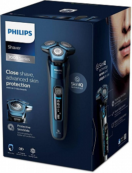 Электробритва Philips Series 7000 SkinIQ S7786/59 светло-синий