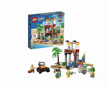 Конструктор LEGO City Community 60328 Пост спасателей на пляже