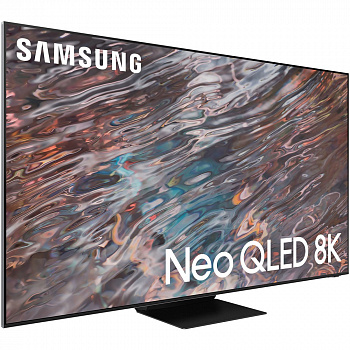Телевизор Samsung QE75QN800AUXCE 75'' 2021 QLED HDR нержавеющая сталь