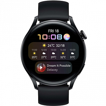 Смарт-часы Huawei Watch 3 Active LTE 46 мм черный