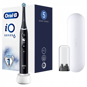 Электрическая зубная щетка Oral-B iO 6 черный